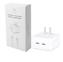 Cargador Apple 35W Doble USB-C + Cable USB-C a Lightning