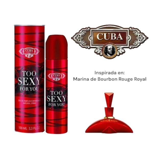 Cuba Too Sexy For You EDP 100 ml para Mujer