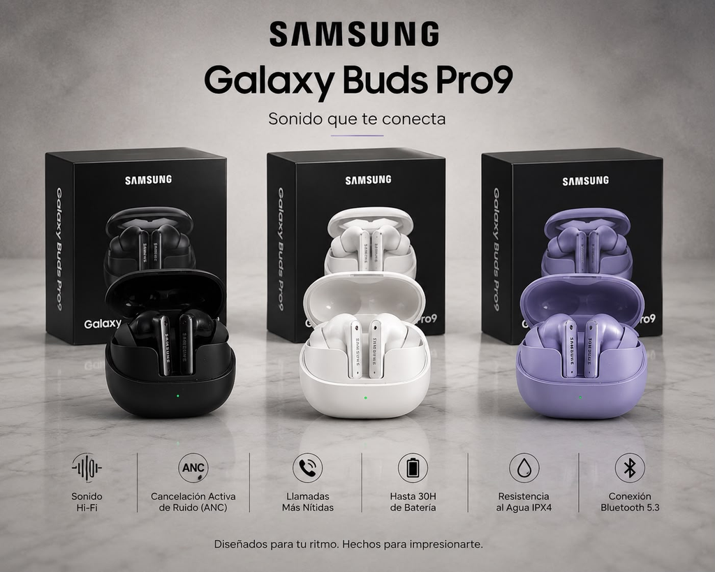 Audífonos Inalámbricos Galaxy Buds Pro9 ANC